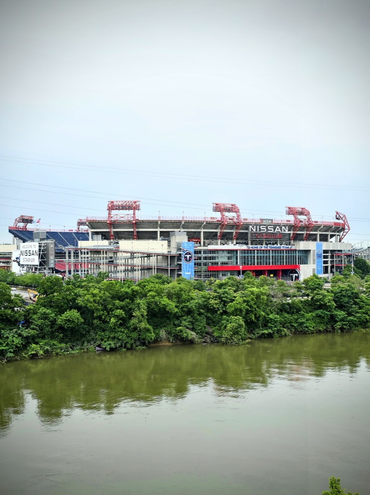 Nissan Stadium in Nashville, home of the Tennessee Titans